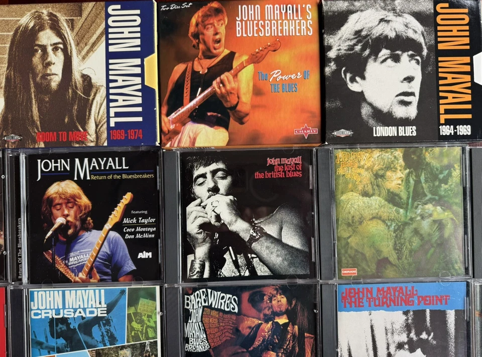 JOHN MAYALL RARE OOP COLLECTION ERIC CLAPTON CREAM Box Set 1 Owner Lot Set CD Foto 3 de 4