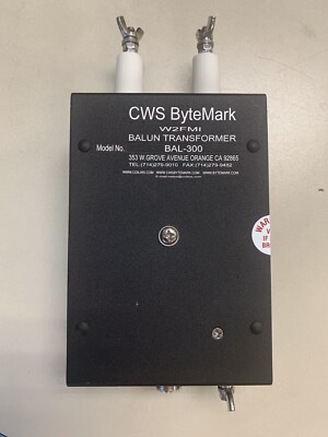 6:1 Balun for 300 ohms antenna to 50 ohms co-axial. High Power. W2FMI Jerry Sevi