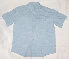 Huk Cross-Dye Teaser Men's H1500132 Short Sleeve Button Shirt Size Medium