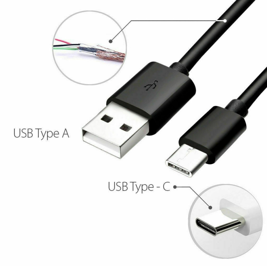 1Pc USB C Type C Fast Charging Cable Cord For Samsung Galaxy S23 S24 Google