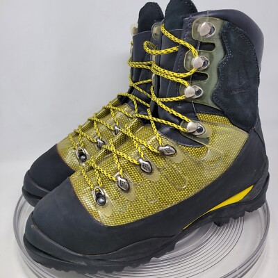 Vasque Mountaineering Boots Mens 12 Super Alpinista Yellow Black MADE-ITALY! NEW