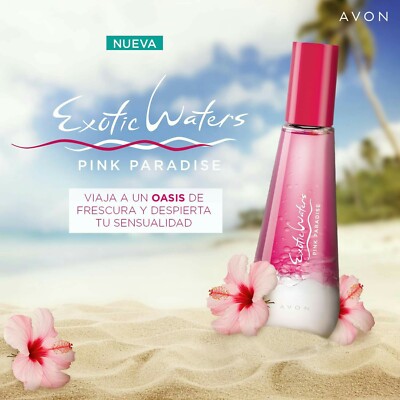 Avon EXOTIC WATERS PINK PARADISE Eau de Cologne Spray for Women 50ml/ 1.7  fl.oz. | eBay