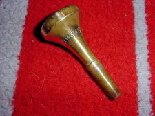 VINTAGE REYNOLDS TROMBONE MOUTHPIECE GOLD PLATE 12 STAR