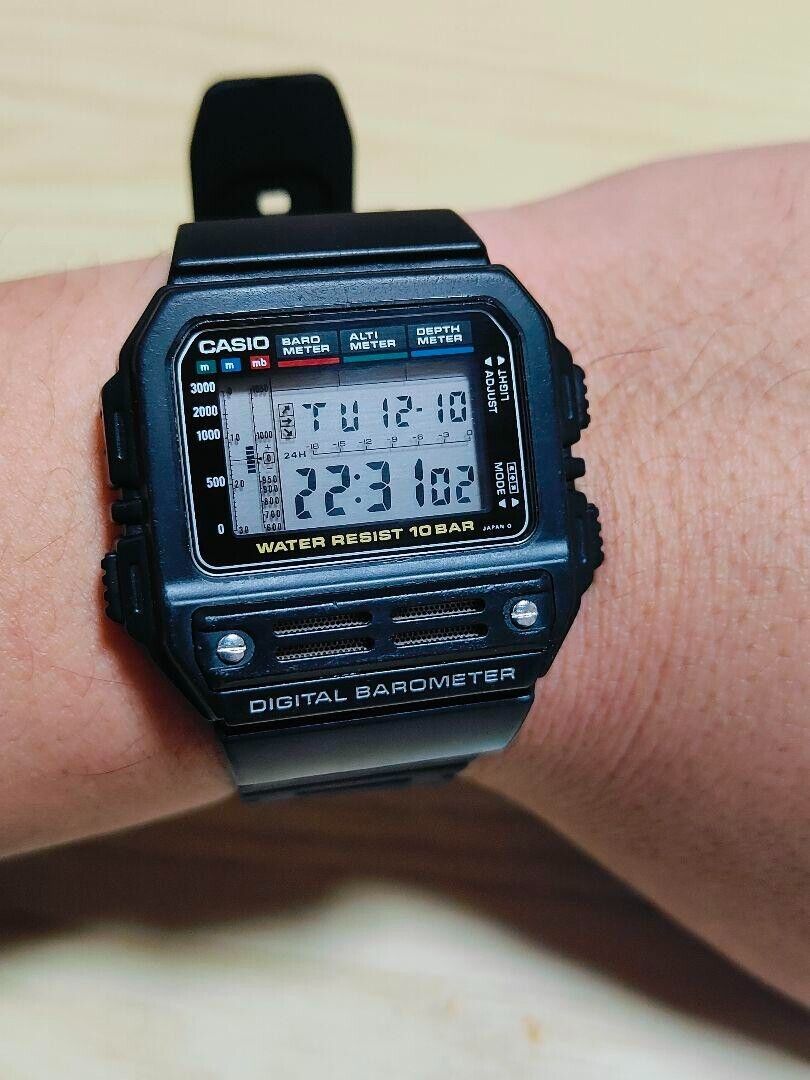 Casio Bm-100Wj Barometer Digital Watch from Japan | eBay Casio Bm-100Wj Barometer Digital Watch from Japan | eBay