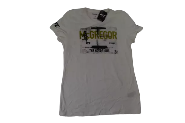 Reebok ufc t shirt mens white deals
