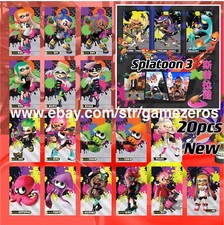 For Switch Splatoon 3 NFC Card Inkling yellow Octoling Smallfry