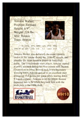 ANTOINE WALKER 1997-98 GENUINE ARTICLE #HH10 | eBay