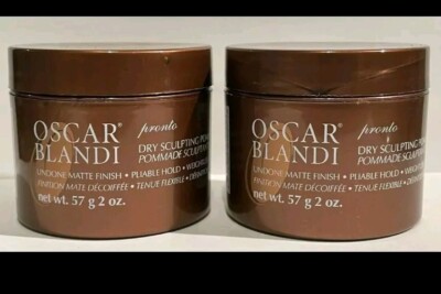 Lot Of 2 Oscar Blandi Pronto Dry Sculpting Pomade - 2 oz each - Insert Sealed
