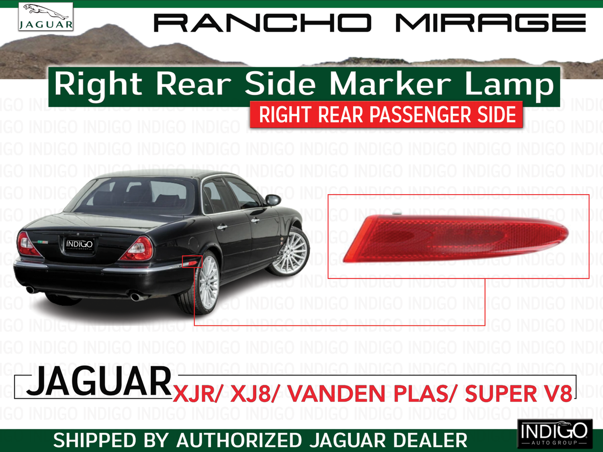 ベルギー製 ビンテージミラー Jaguar XJ8 Right Rear Side Marker Lamp 2004 - 2007 C2C2049