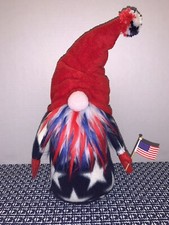 Handmade Patriotic Gnome