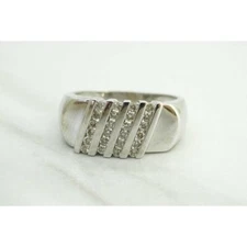  14k Yellow Gold Diamond Men's Pinky Ring - Size 10 - 0.50 TCW