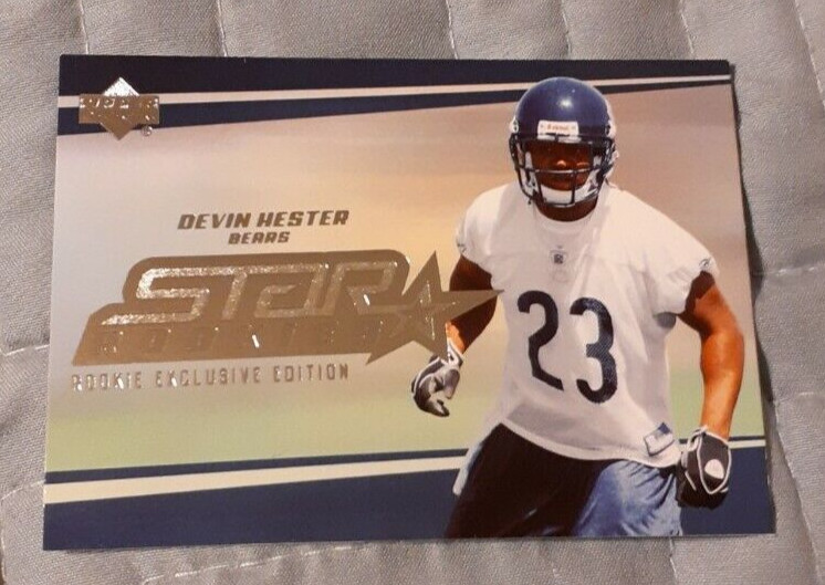 Devin Hester 2006 Upper Deck Star Rookie Exclusive Edition #244 RC Bears HOF