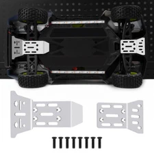 FLYXM 2x Chassis Armor Protection Plate Skid Plate for RC Arrma 1/14 Mojave GROM