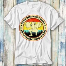Never Mess With A Mom Who Lifts Heavy T Shirt Meme Gift Top Tee Unisex 1312