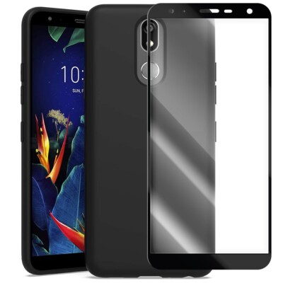 Ultra-Clear Screen Protector Film&TPU Case for Spectrum Mobile LG K40 LM-X420QM6