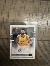 Dikembe Andre 2021 Donruss Rated Rookie Autograph (#RR-DAN) Brazil/Spain
