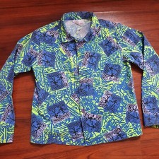 McDonalds McKids Youth Size small Long Sleeve button up Shirt Vintage 1990s