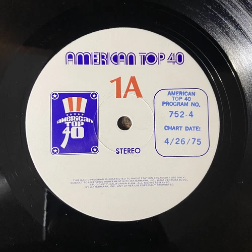 4/26/75 CASEY KASEM American Top 40~ B.J. Kraftwerk JIMMY CASTOR Queen 3LP 752-4