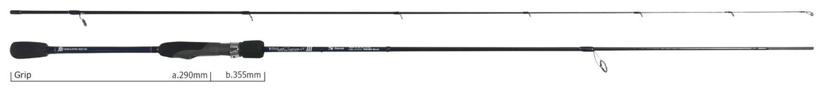 YAMAGA Blanks Blue Current III 76 Stream Spinning Rod Lure YAMAGA Blanks Blue Current III 76 Stream Spinning Rod Lure