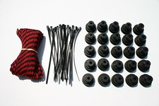 Tarp Buddy 25 Pack Para Cord Cable Ties Made in the USA Clip Anchor Clamp Holder