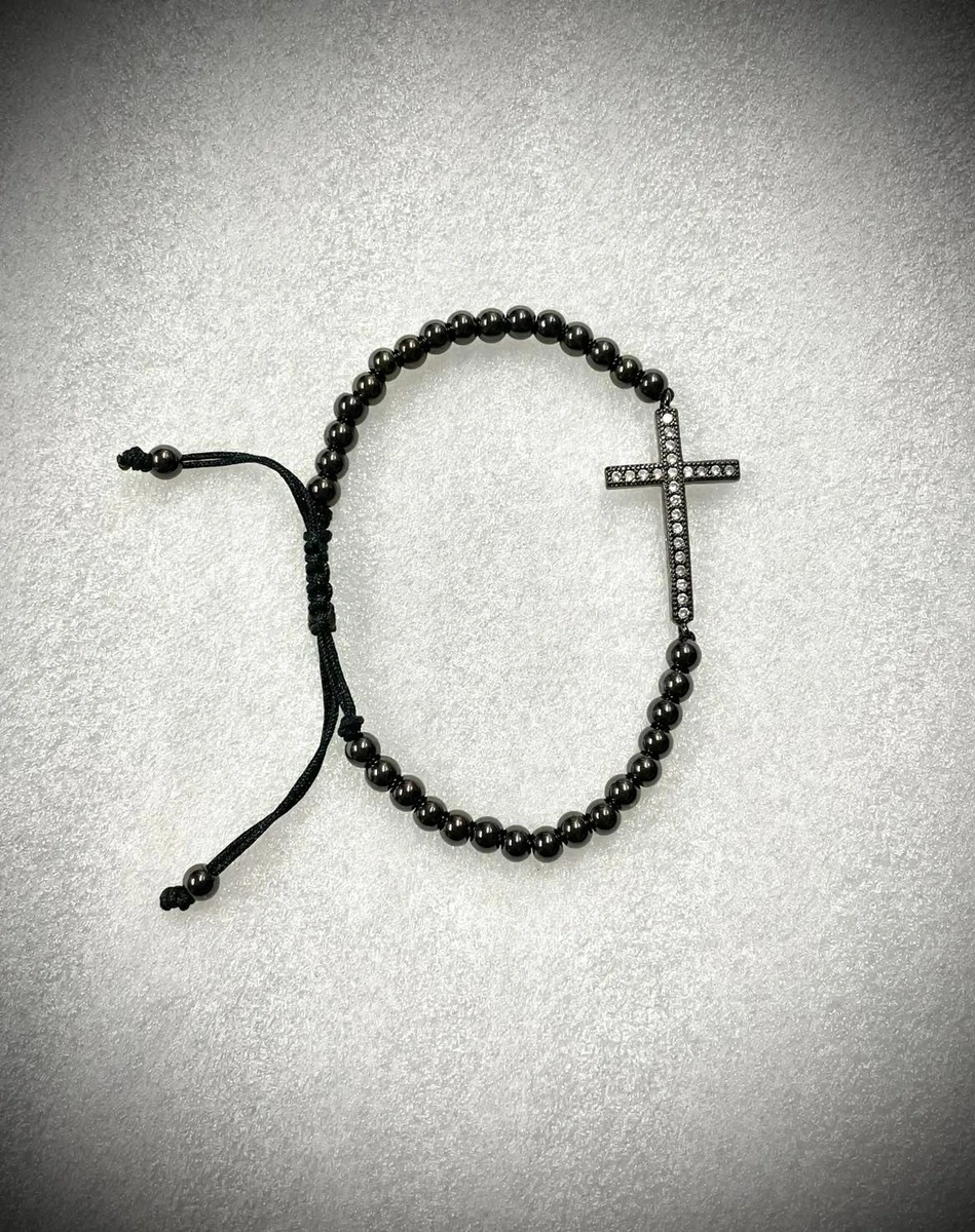 Cross pull deals chain bracelet