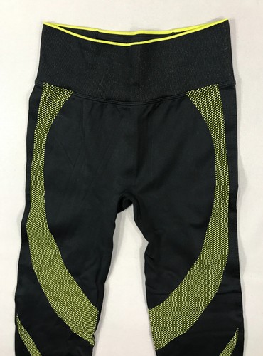 PINK Victoria's Secret Leggings Womens Medium Black Pants Stretch Pocket Active - Picture 5 of 12