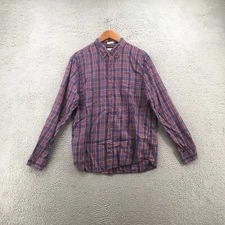 J Crew Button-Down Men Large Slim Long Sleeve Button Up Collared Multicolor