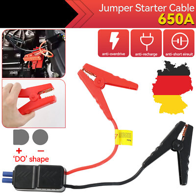 N27 EC5 Starthilfekabel KFZ.Auto Ersatzkabel Krokodilklemme auf EC5-Stecker 12V