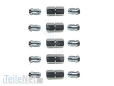 5x Bremsleitungsverbinder 10x Überwurfschraube Bördel E für 6 mm Bremsleitung