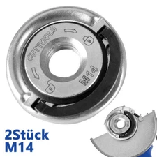 2 pieces M14 quick release heavy duty angle grinder flange nut screw