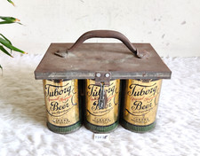 Vintage Tuborg Beer Advertising 6 Tin Can Tuborg Breweries Retro Bar Decor TIN16