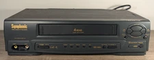 Symphonic VR-501 VCR 4 Head 19 Micron TESTED WORKING No Remote