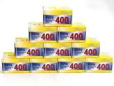 10x Svema FOTO-400 135/35mm 36exp. ISO 400 B&W Camera Negative Film