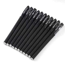 Test 2 GP-380 Black Gel Pen Pack of 10 - Sleek and Smooth for Effortless Writing
