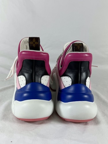 LOUIS VUITTON Multicolor Leather LV Archlight Women Sneakers Made in Italy 36.5 - Picture 11 of 16
