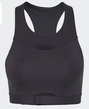 Adidas Medium Support Sports Bra Medium A-C Cup Black New