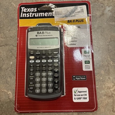 Texas Instruments - BA II Plus - Professional Financial Calculator BRAND NEW NOS
