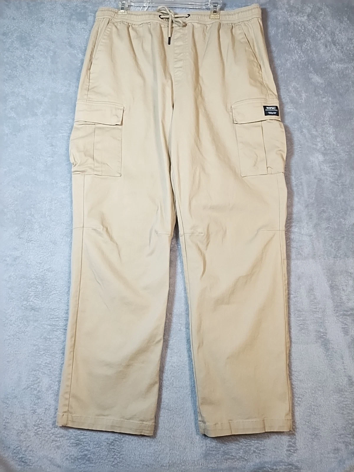 Wesc Cargo Pants Unisex Men XXL Women 3X Beige Elastic Waist Drawstring P115284T
Opens in a new wind