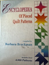 Encyclopedia of Pieced Quilt Patterns by Barbara Ann Brackman 1993, Hardcover 