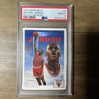 1991-92 Upper Deck #75 Michael Jordan PSA 8 Graded Card NBA Bulls Checklist 1992