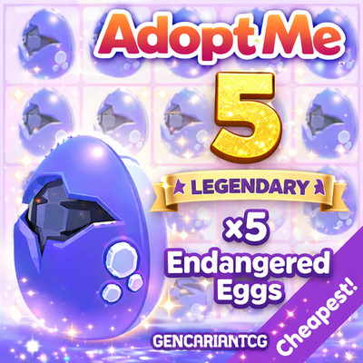 5 Endangered Eggs  US Seller   Adopt From Me Today!