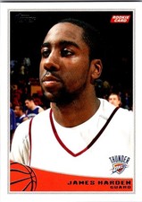 2009-10 Topps Basketball - James Harden - #319 Rookie Card Base - OKC Thunder. rookie card picture