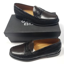 G.H. Bass x Madewell Weejuns Loafers Men s Size 11.5 D Leather Black/Brown Combo