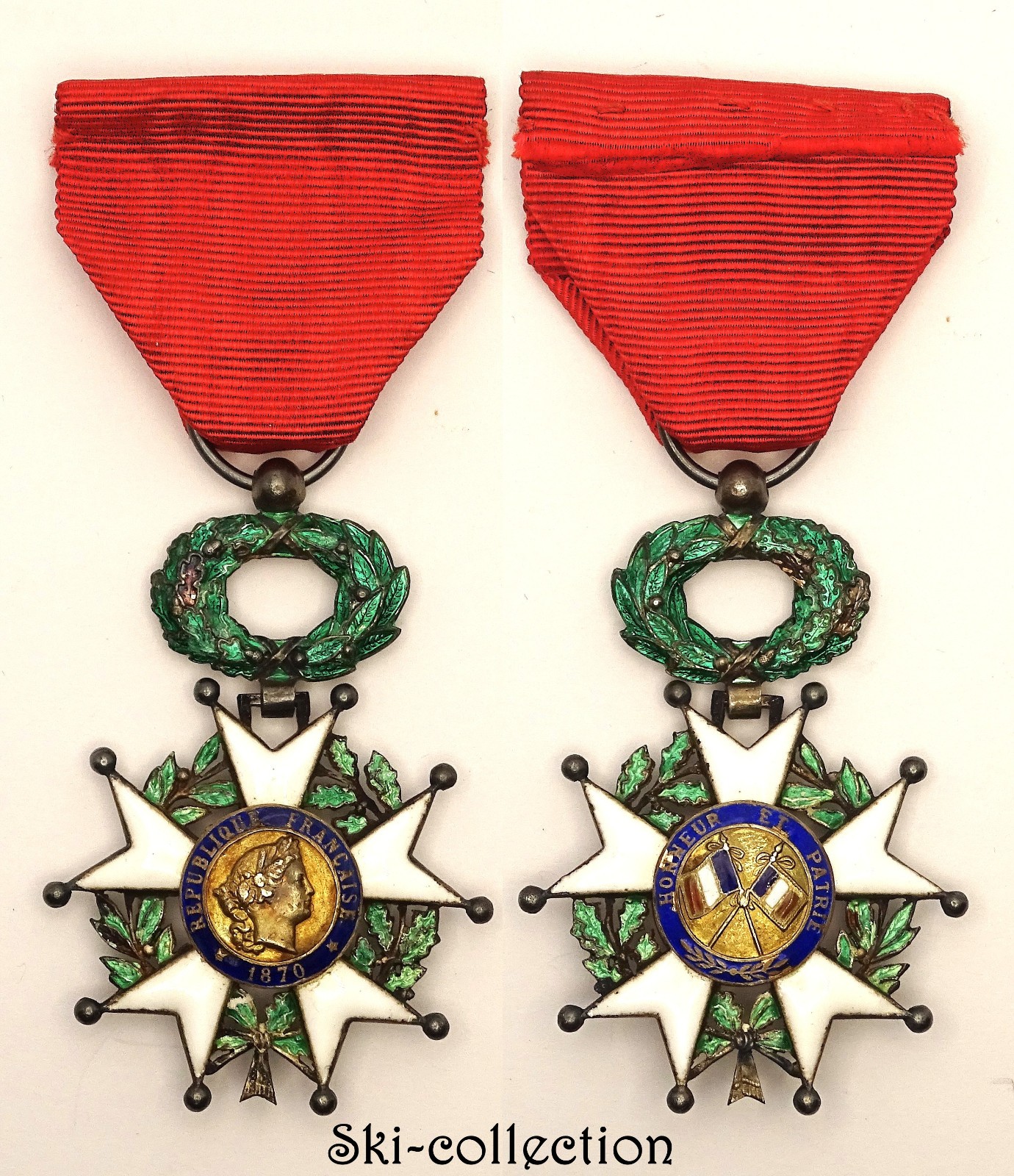 Knight Order of the Legion of Honor. III°Republic. Enamels, silver. France