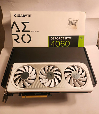 GIGABYTE AERO OC GeForce RTX 4060 8GB Ray Tracing Graphics Card