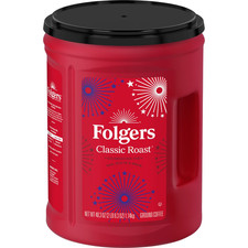 Folgers Classic Roast Medium Ground Coffee - 43.5 oz