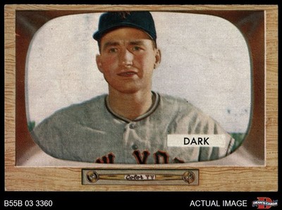 1955 Bowman #2 Al Dark Giants 4 - VG/EX