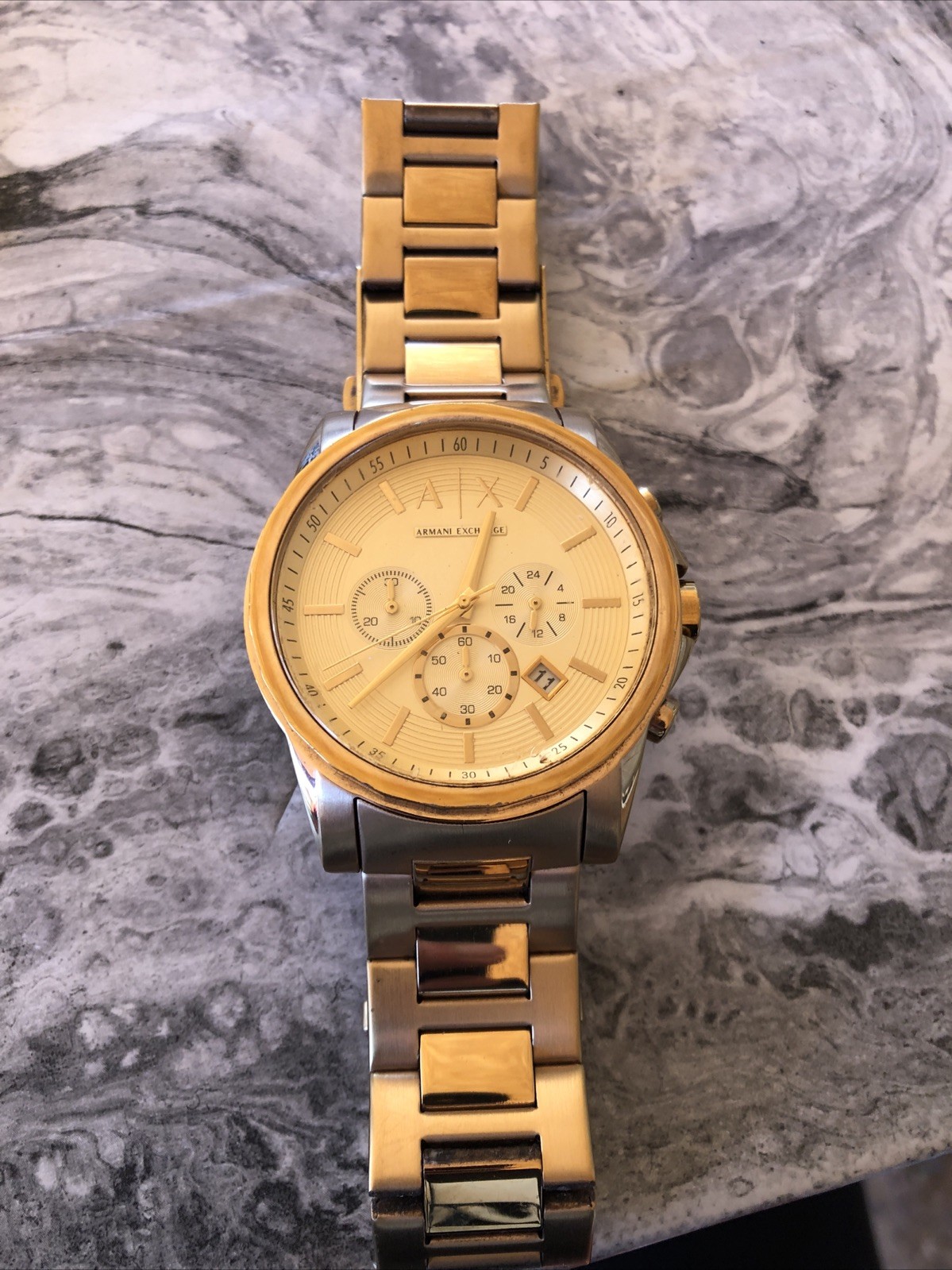 ARMANI XCHANGE Men’s Watch 18K GOLD Limited Edition