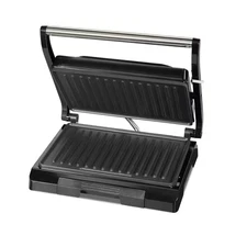 Proctor Silex Panini Press Grill 1000 Watt Black Nonstick Compact Sandwich Maker