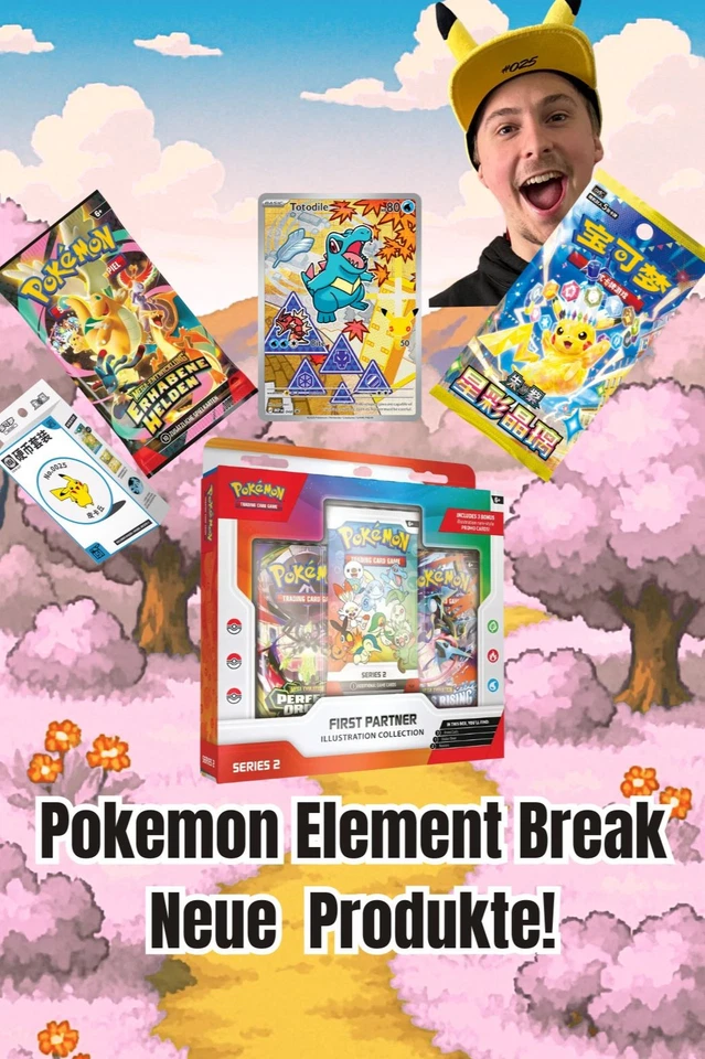 Pokemon First Partner Party und Element Breaks!